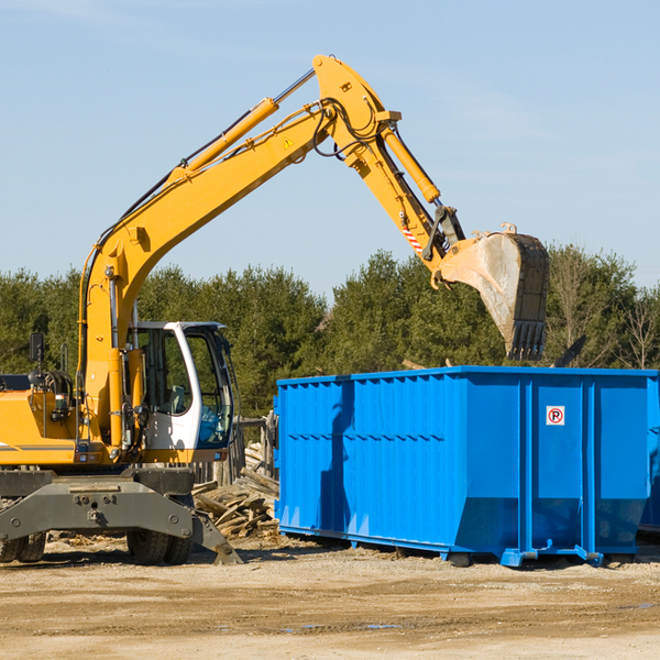 what size residential dumpster rentals are available in Troy AL